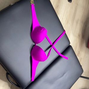 Purple Victoria Secret bathing suit top size 32B